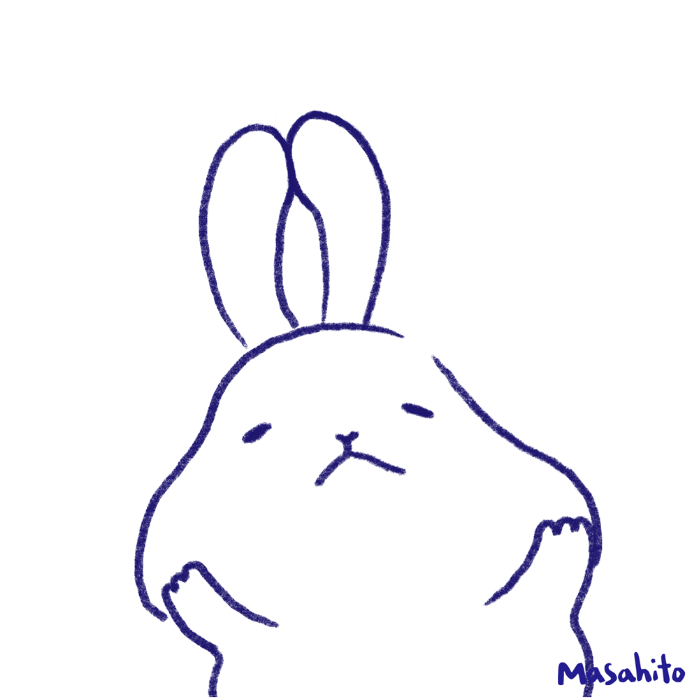 smiling bunny